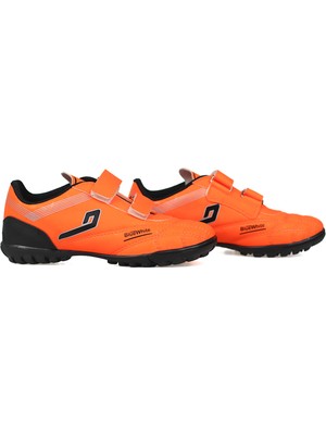 Kajila Erkek Çocuk Turuncu Halı Saha Ayakkabı - Bağcıklı, Rahat Konforlu ve Dayanıklı Futbol Ayakkabısı