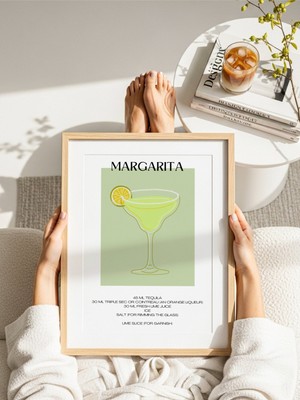 Fuart.Co Minimal Margarita Dijital Baskı Poster (Çerçevesiz) Kofu