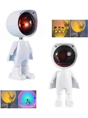 Flamex Projektör Atmosfer Işık Lambası Projektör Güneş Lambası Masa Lambası