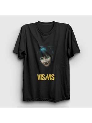 Presmono Unisex Siyah Zulema Zahir Vis A Vis T-Shirt