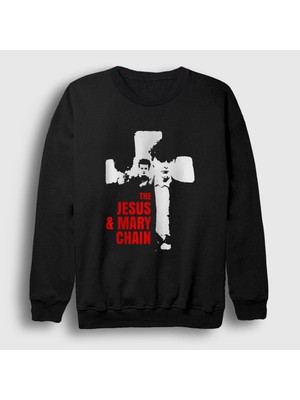 Presmono Unisex Siyah Band The Jesus And Mary Chain Sweatshirt