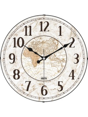 Hype Store 36 cm Dekoratif Gerçek Cam Bombe Sessiz Mekanizma Duvar Saati