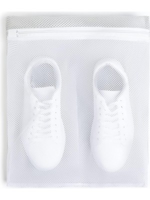 Hype Store Home Textile Gri Renk Ayakkabı Yıkama Filesi 35 x 40 cm