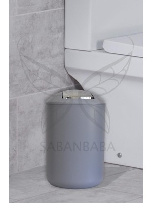 Hype Store Saban Çöp Kovası Gri 20X30 (Brasil Model)