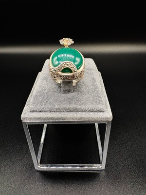 NC Larimar Gümüş Akik Yüzük