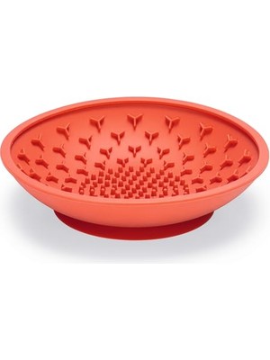 Hype Store Yavru Köpek Mama Yeme Oyuncağı, Silikon, Kırmızı, 19CM