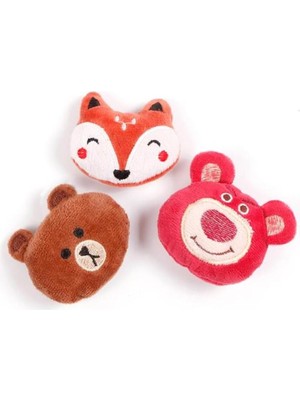 Hype Store Peluş Vahşi Hayvan Kafası Sevimli Kedi Oyuncağı 7 cm