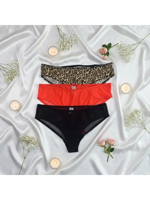 Bonbon Kadın 3 lü Desenli Slip Külot Set BB2147