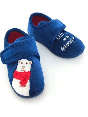 Gezer Peluş Çocuk Günlük Kreş Ayakkabısı Panduf