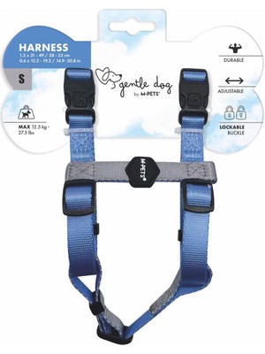 Hype Store M-Pets Gentle Dog Göğüs Tasması Mavi S