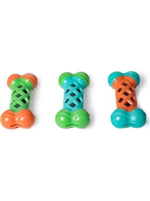 Hype Store Kemik Desenli Esnek Köpek Oyuncağı 17X9 cm
