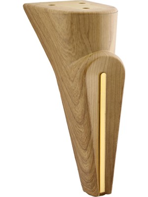 Hype Store Nota Mobilya Kanepe Sehpa Tv Ünitesi Koltuk Ayağı Baza Ayakları Ahşap Desenli Kahverengi Ceviz 16 cm