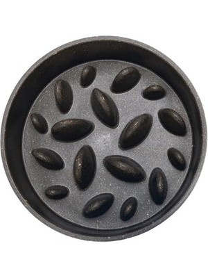 Hype Store Dbl Köpek Yavaş Besleme Mama Kabı, Bambu, Antrasit, 17CM, 800ML