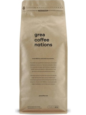 Grea Coffee Nations Hola Series Colombia Çekirdek Kahve %100 Arabica Single Origin