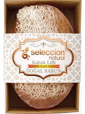 Hype Store Doğal Kabak Lifli Ballı Eşek Sütü Sabun 120 gr