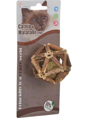 Hype Store Kedi Oyuncağı, Catnipli Matatabi Topu, 7 cm