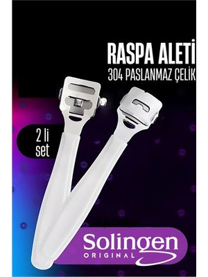 OEM Hsnet Raspa Aleti - Jiletli Ayak Topuk Törpüsü 2 Adet Solingen Profesyonel  - ME0028-5WDDW1