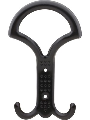 Hype Store BADEM10 Noktalı Portmanto Vestiyer Duvar Askısı Metal Dolap Elbise Askılığı Siyah 5 Adet