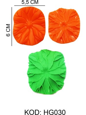 Pozitif Silikon Kalıp  Yaprak  HG-030