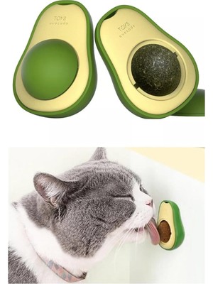 Hype Store Evefix Avakado Kedi Naneli Catnip Dönebilen Yalama Oyun Topu