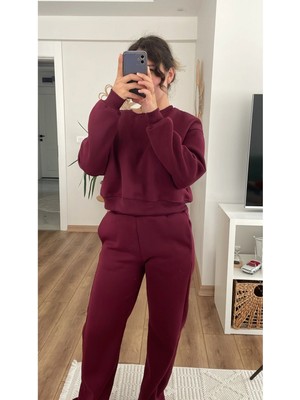 Nihanello Butik Içi Polarlı Eşofman Takımı