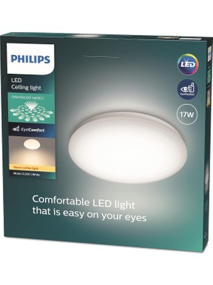 Hype Store Philips CL200 Fonksiyonel Tavan Lambası 17W 2700K Sarı Işık Entegre LED