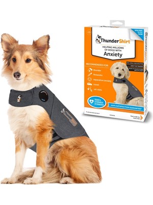 Hype Store Thundershirt: Köpekler Için Sakinleştirici Yelek - Gri - Beden L