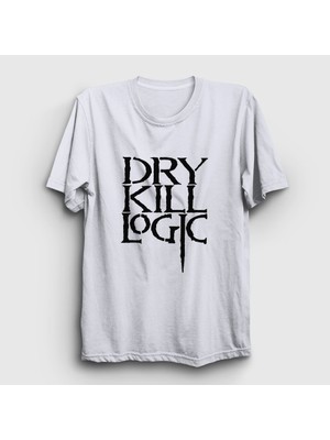 Presmono Unisex Beyaz Logo Dry Kill Logic T-Shirt