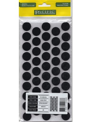 Hamadex 20 mm Yapışkanlı Keçe 48’li Paket | Küçük Mobilya Ayağı Koruyucu – Masa, Sandalye, Sehpa, Zemin Koruma, Gürültü ve Ses Onleyici