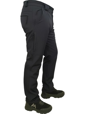 Mysia Outdoor Lacivert Soft Shell Pantolon Içi Polarlı