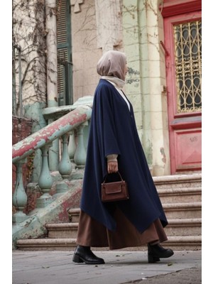 Ande Tesettür Triko Panço - Lacivert