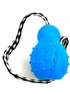 Shop A Way Zilli Tutma Ipli Tartar Diş Temizleme Köpek Eğitim Oyuncağı Mavi