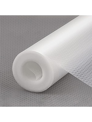 Shop A Way Promosyonca Eva Kaymaz Şeffaf Raf Örtüsü, Mutfak Dolap Çekmece Koruyucu Mat