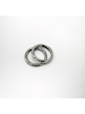 Orhan Çanta Yaylı Halka Çanta 2 cm Gümüş 250 Adet