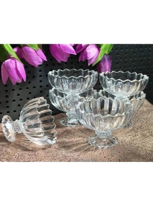 Moresun Buğz 6'lı Kristal Çerezlik Seti