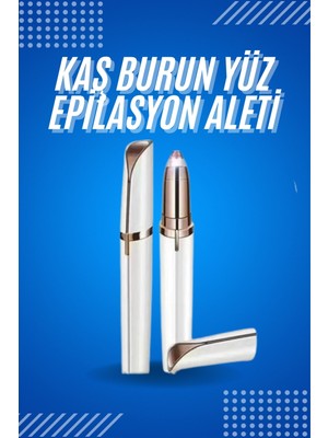Uygun Sepetim Tüy Kıl Alma Kaş Bıyık Unisex Yüz Bakım Epilasyon Aleti Pilli - UY002F-6CJYY6