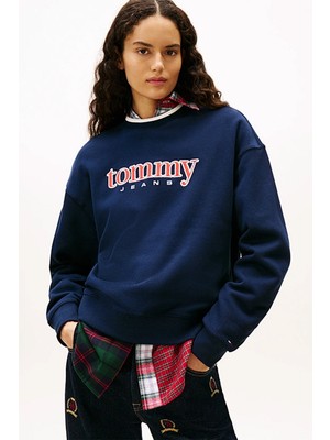 Tommy Jeans Kadın SWEATSHIRT-DW0DW22565