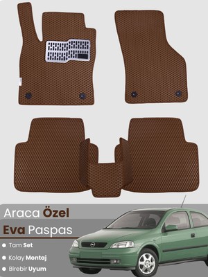 Guerrino Opel Astra G (1998-2004) Uyumlu Eva Paspas Tam Set–araca Özel,kolay Montaj,su Geçirmez