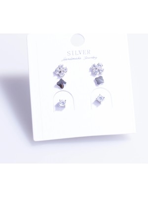 Shine of Magic Jewelry Serinay Earring | Silver Küpe