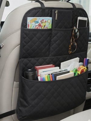 Beylini 2 Adet 4 Cepli Araç Koltuk Arkası Organizeri Toz Suya Dayanıklı Oto Araba Koltuk Düzenleyici Araç Koltuk Koruyucu 45X65 cm