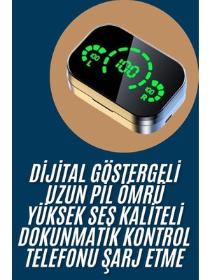 Adat 2025 Model Bluetooth Kulaklık Telefon Şarj Edebilen Çağrı Cevaplama Dijital Göstergeli