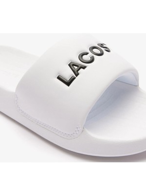 Lacoste Serve Slide 1.0 Kadın Beyaz Terlik