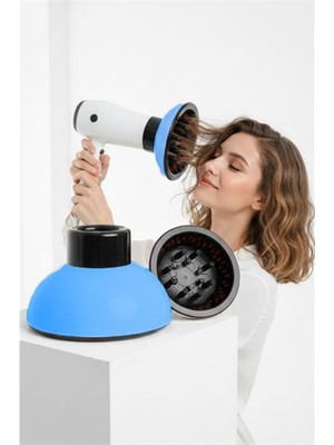 OEM Fön Için Difüzör Vigo Başlık - Saç Kurutma Başlığı Profesyonel Mavi  - ME0028-5WDRJ2