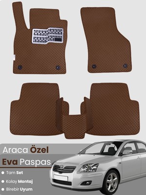 Guerrino Toyota Avensis (2003-2009) Uyumlu Eva Paspas Tam Set–oto Paspas,araca Özel,kolay Montaj