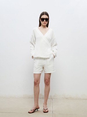 Lc Waikiki Yeni Sezon Beli Lastikli Dokulu Kadın Şort