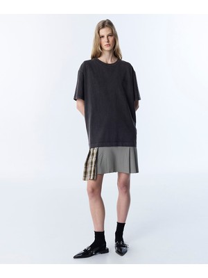 Twist Çift Parça Görünüm Desen Mıx Elbise TS1260002188036