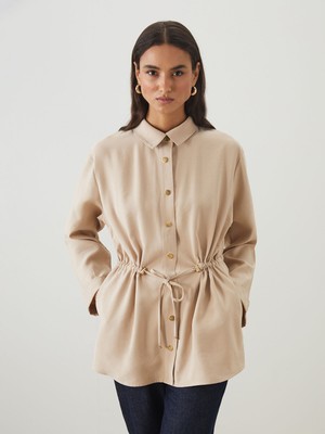 Lc Waikiki Yeni Sezon Büzgülü Kadın Gömlek Tunik