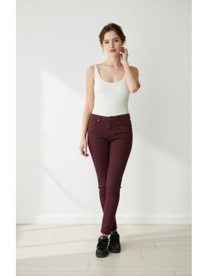 Black Steel QK-BYN-36000-SIKNNY Kalıp Bayan Pantolon