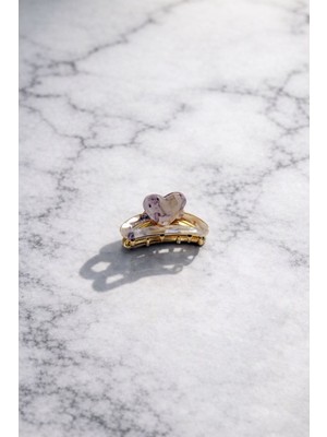 Zayora Aksesuar Metal Kalp Detay Dayanıklı Toka
