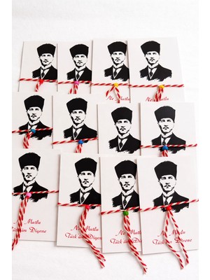 By Dilek Çetin Accessory By Dilek Çetin Acessorry Atatürk Kartlı Marteniçka Bileklik